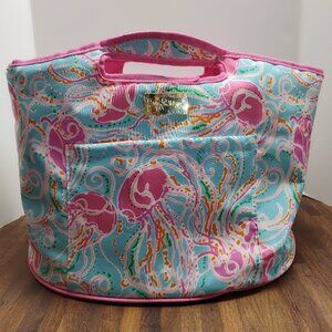 Lilly Pulitzer Pink and Blue Tote Bag